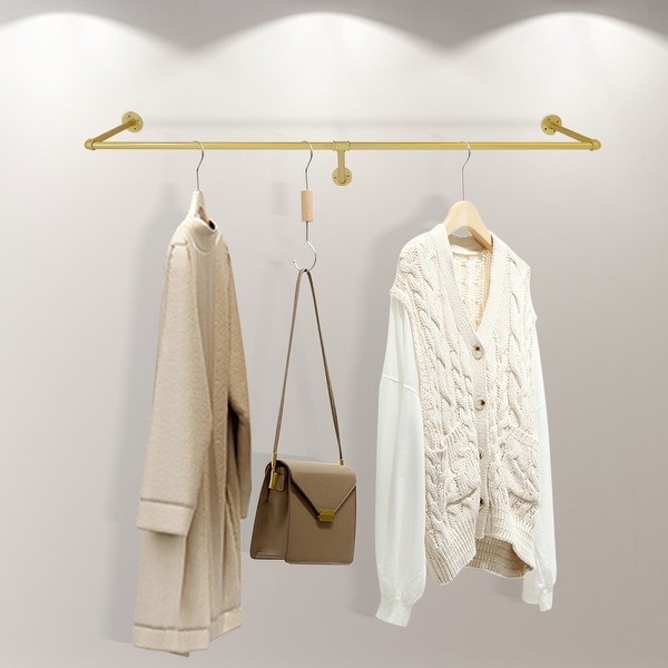 Gold best sale clothing stand
