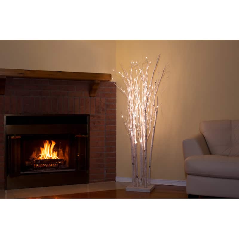 White Birch Trees - 160 Leds - 71 in
