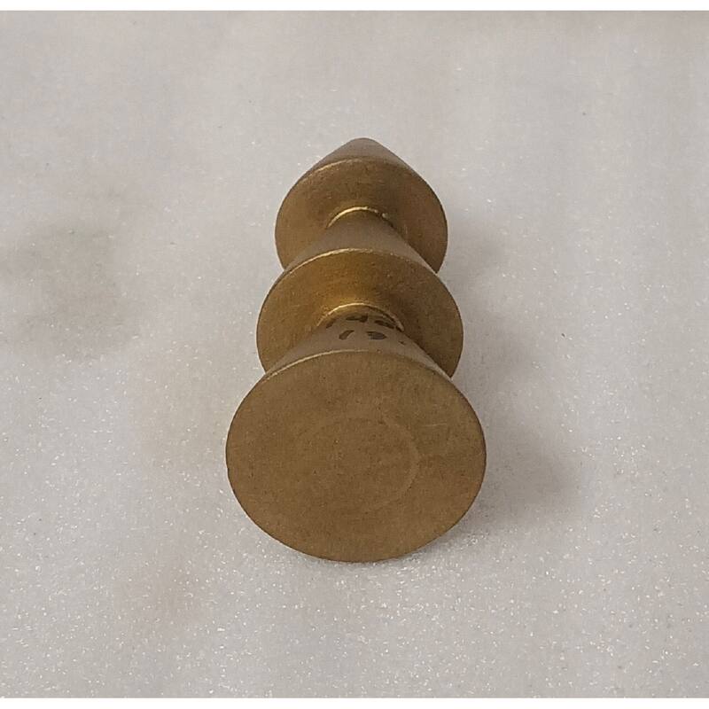 Wooden Christmas Tree Tabletop Decoration - 4" - Gold