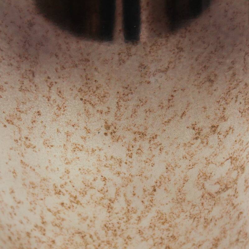 Sophisticated Glass Table Vase with Metal Topper - Gunmetal & Metallic