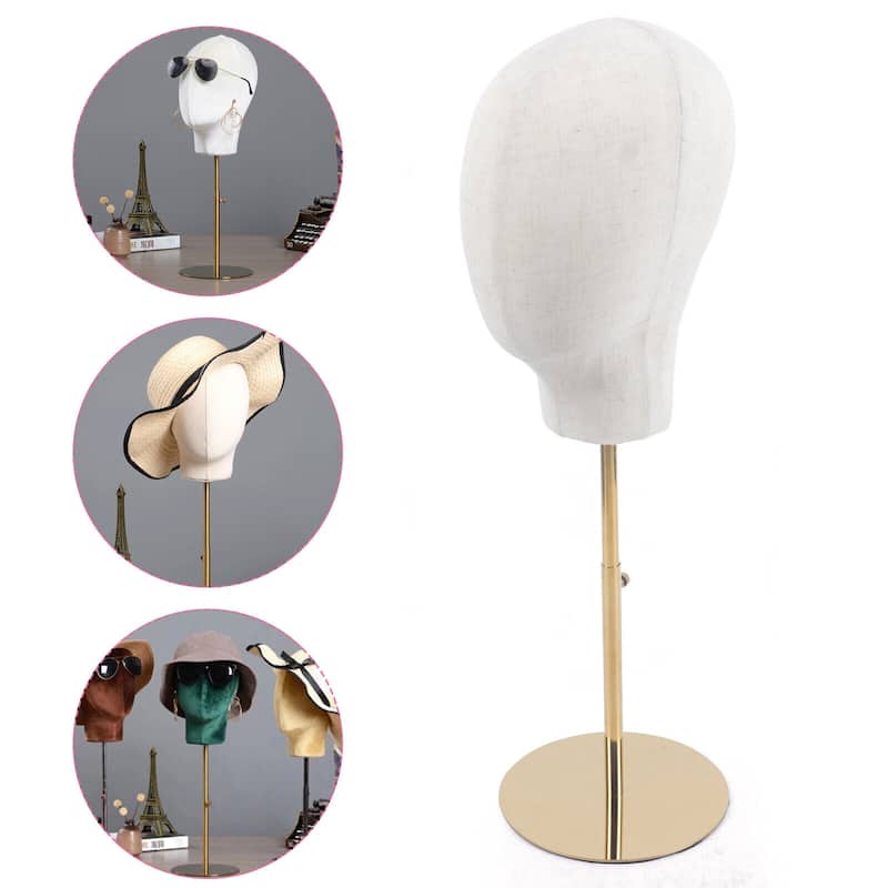 Mannequin Head Hat Rack Cap Helmet Display Stand Wigs Holder ...