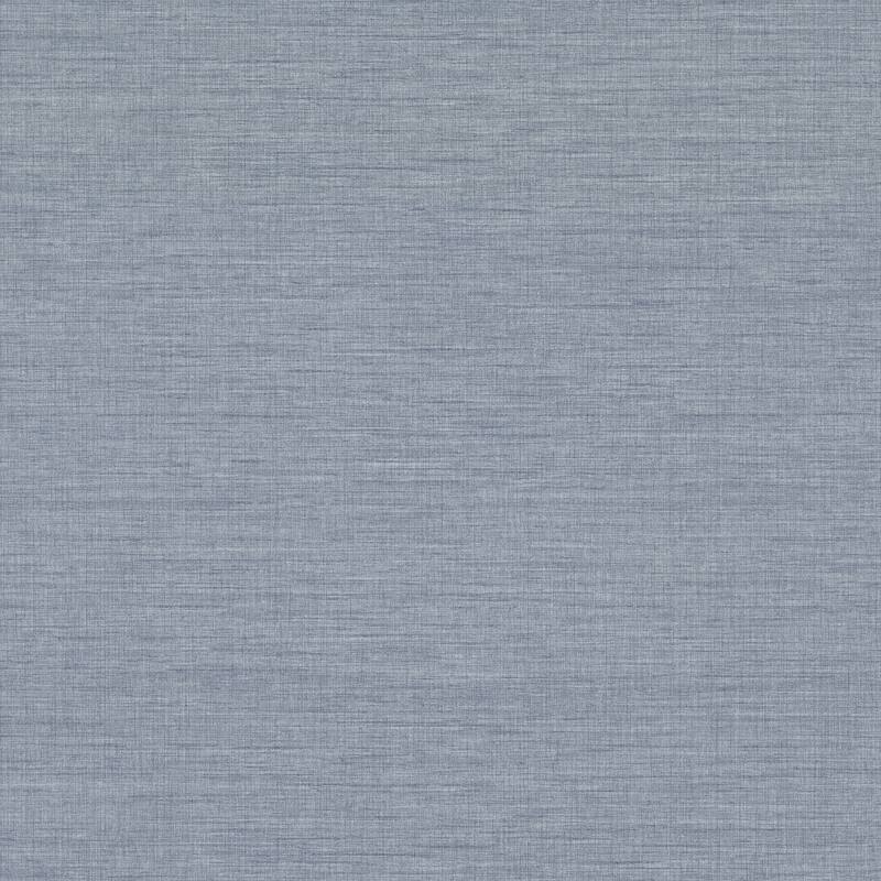 A-Street Prints Essence Light Blue Linen Texture Wallpaper