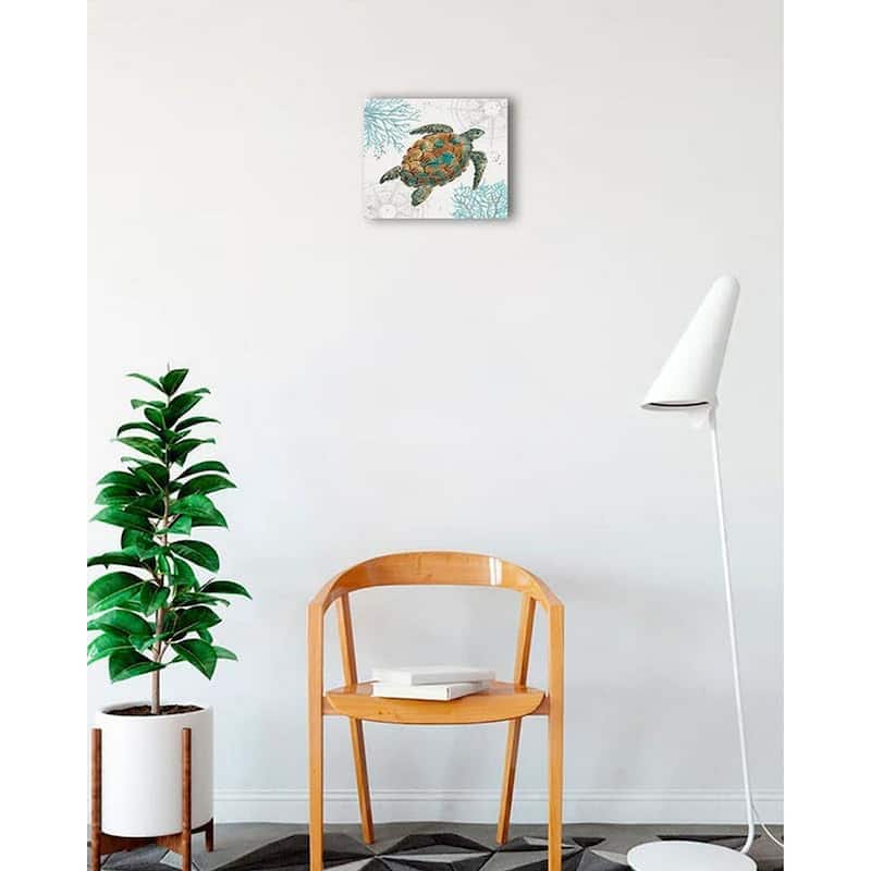 Ocean Finds IV Art Poster - Print On Demand - 12 x 12 Inch
