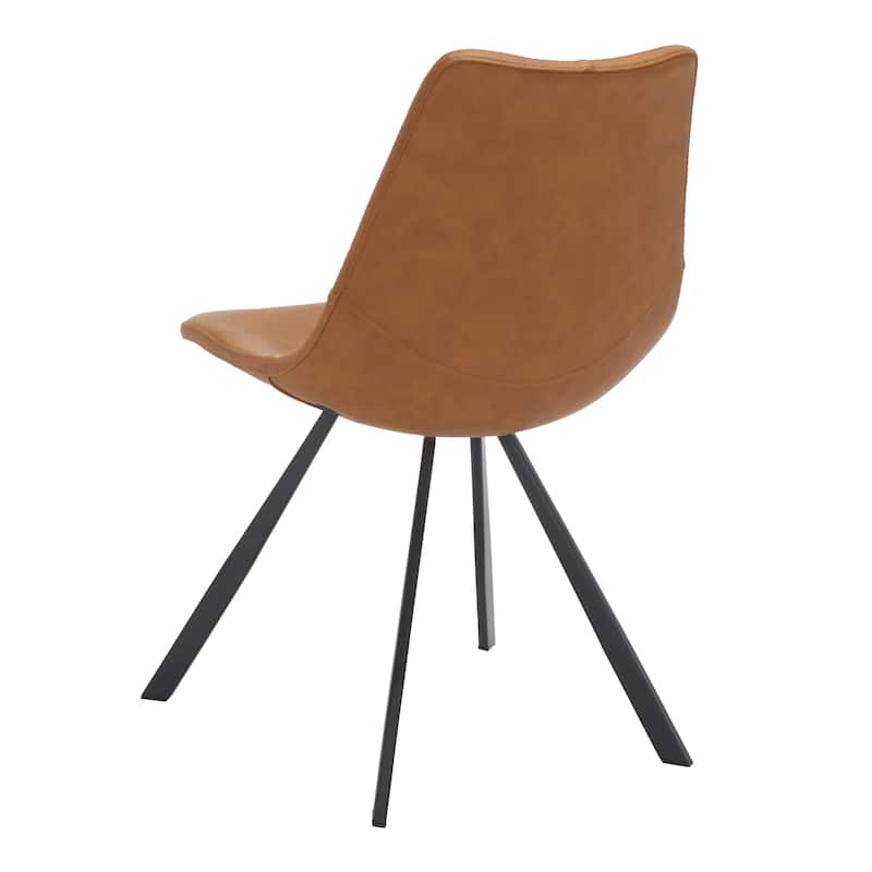 SAFAVIEH Fleeta Mid-Century Dining Chair (Set of 2) - 24 In. W x 19 In. D x 33 In. H - 24Wx19Dx33H