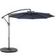 preview thumbnail 21 of 49, Best Choice Products 10ft Offset Hanging Market Patio Umbrella