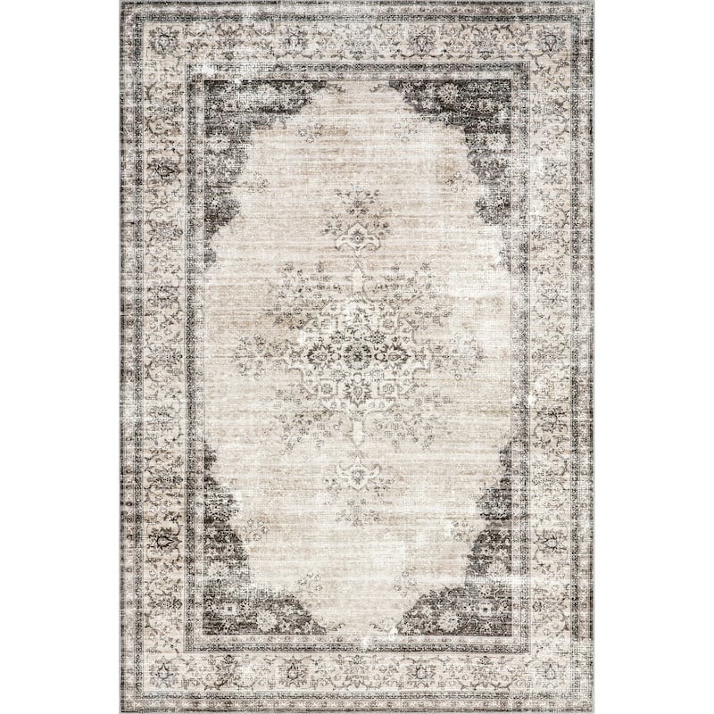 Rosewood Vintage Machine Washable Area Rug