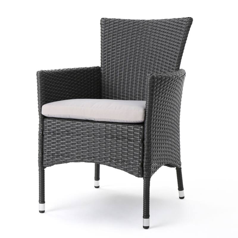 Christopher Knight Home Malta Wicker Patio Armchairs (Set of 2)