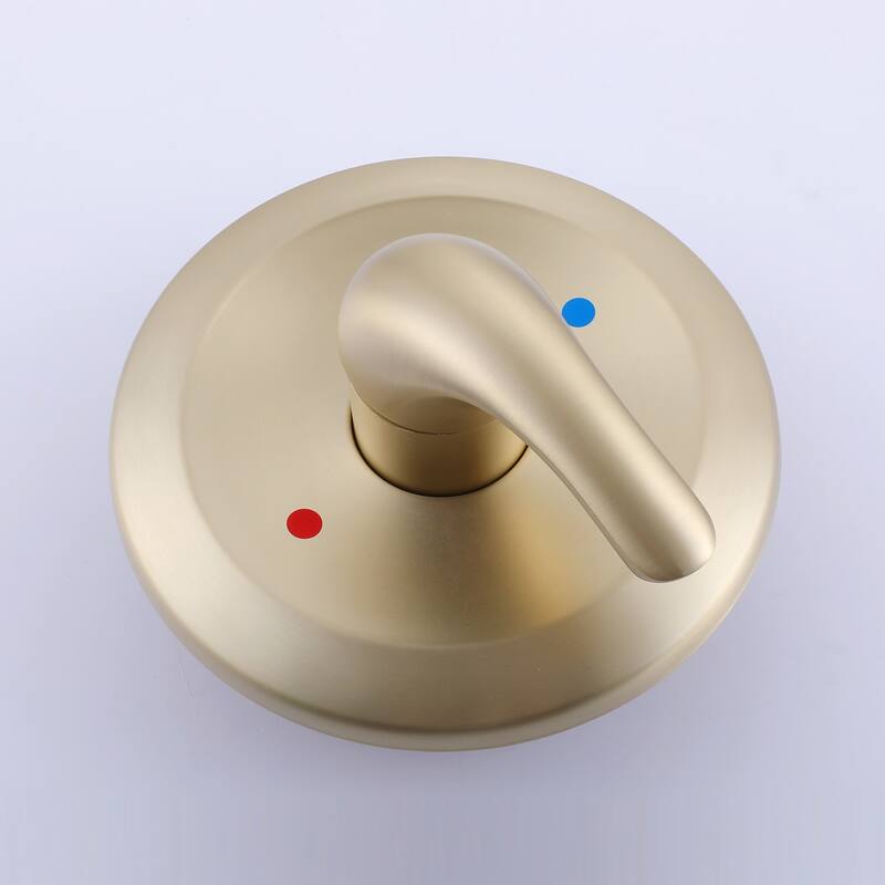 Pressure Balanced Rainfall Shower System with 5 Function Handheld Shower