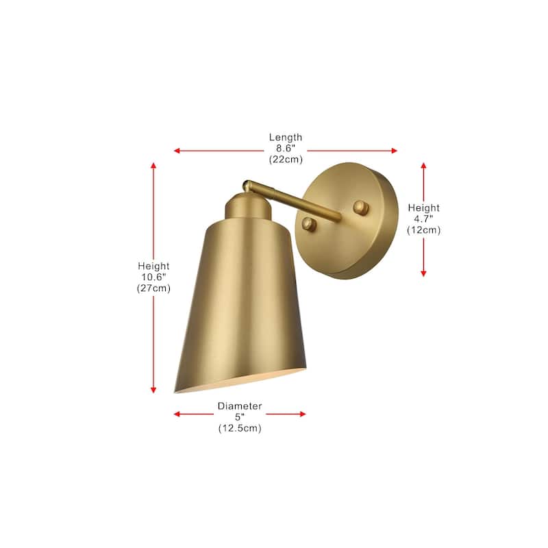 Elegant Lighting LD2354 Halycon 11" Tall Bathroom Sconce