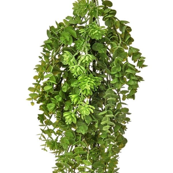 Regency, Natural Touch Eucalyptus & Succulent Teardrop, 31"