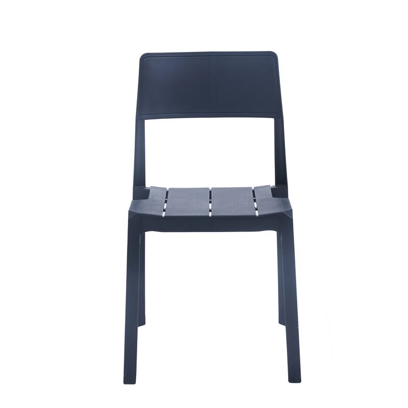 Porthos Home Brock Stackable Dining Chairs Set of 2, Overall Plastic