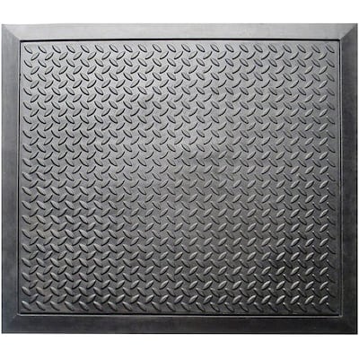A1HC 3/4" Thick Non-Slip Premium Anti Fatigue Ergonomic Comfort Floor, Black