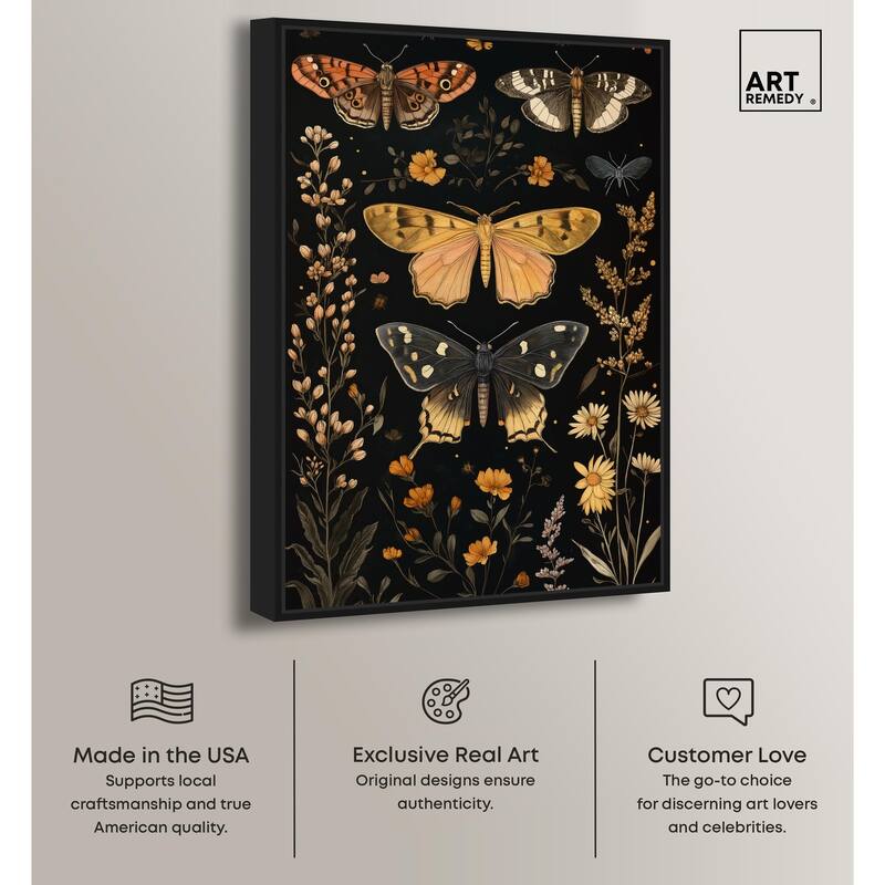 Winged Visitors II Canvas by Art Remedy
