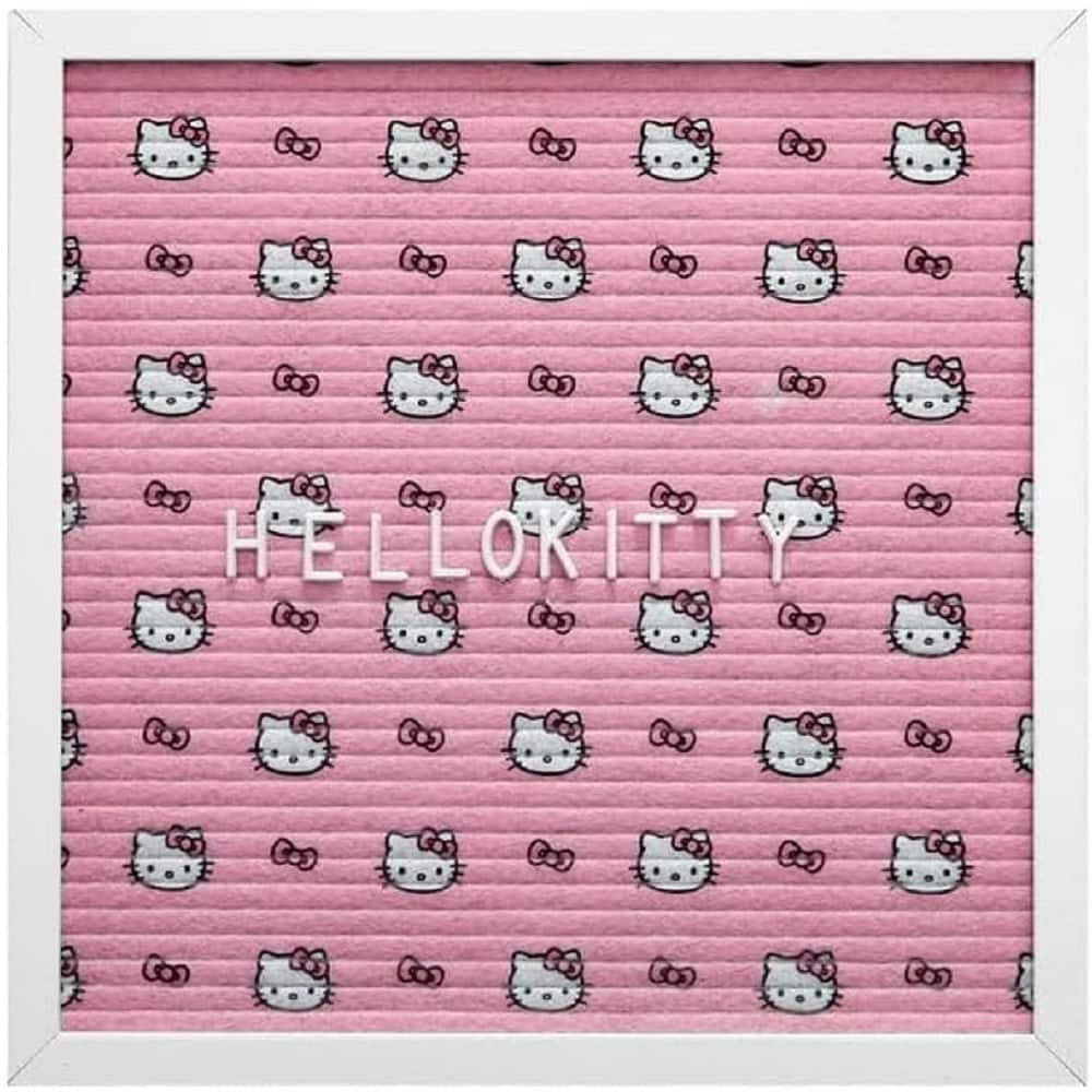 Sanrio Hello Kitty Letter Board Sign Custom Message Display Board Decor