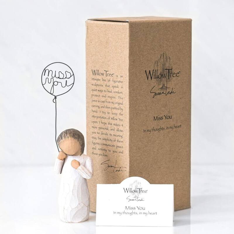 Willow Tree Miss You, In my thoughts, in my heart, 5-inch Sculpted Figure