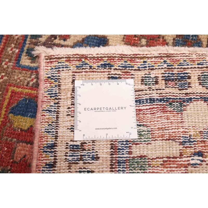 ECARPETGALLERY Hand-knotted Kayseri Vintage Red Wool Rug - 5'3 x 6'7