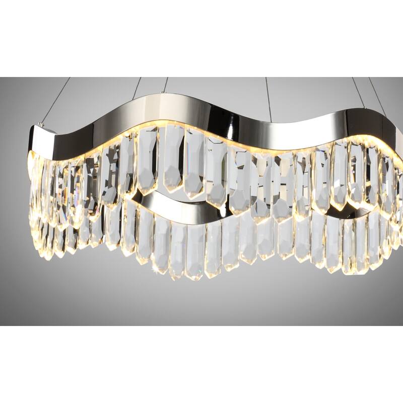 Studio M SM23838 Rolland 30" Wide LED Crystal Pendant