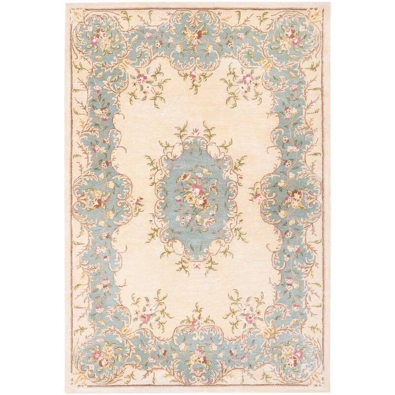 SAFAVIEH Handmade Bergama Achsah Oriental Hand-spun Wool Rug