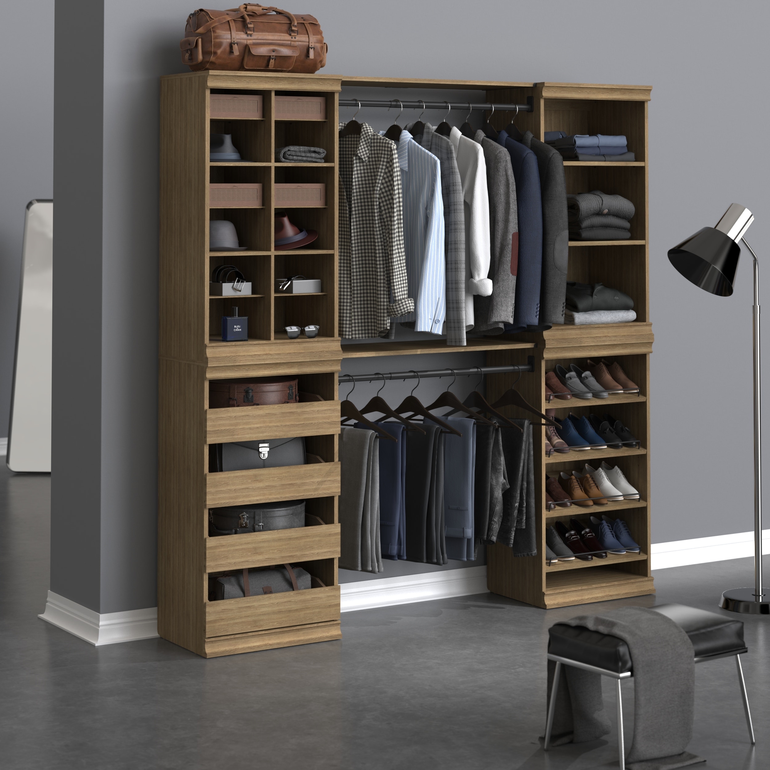 【超ポイントバック祭】 ClosetMaid Modular Beyond & Bath Bed - Unit 4-Drawer Storage その他