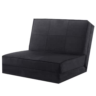 Costway Convertible Fold Down Chair Flip Out Lounger Sleeper Bed Couch