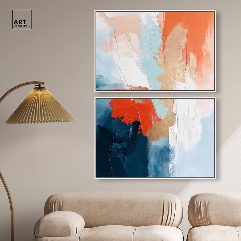 Bold and Bright II Canvas Set of 2 by Art Remedy
