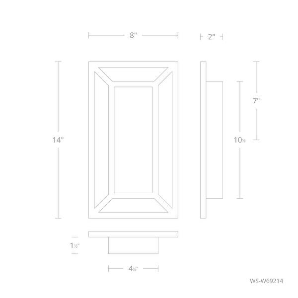 Tate LED Outdoor Wall Light Bed Bath & Beyond 35824034