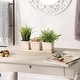 preview thumbnail 19 of 31, White Square Ceramic Small Planter (Set of 3)
