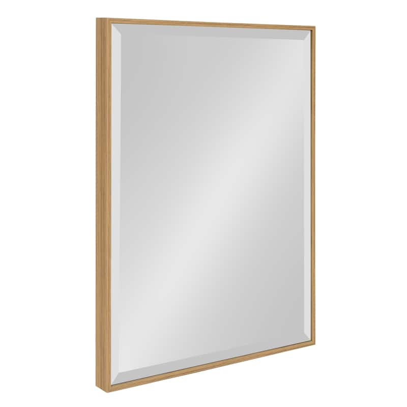 Rhodes Framed Decorative Wall Mirror - 18.75x24.75 - Natural Teak
