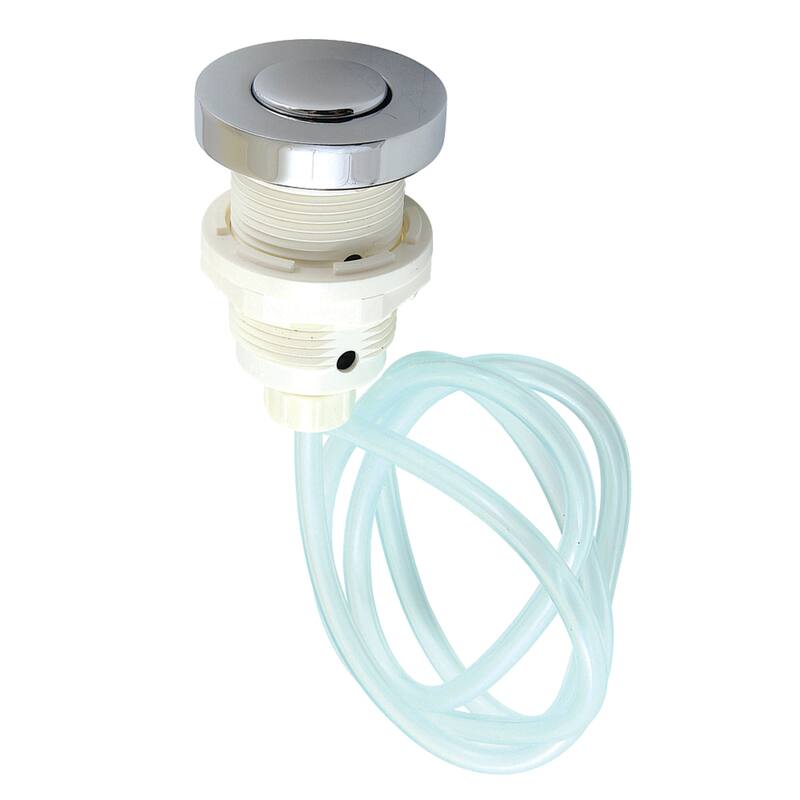 Gourmetier Disposal Air Switch Button - Polished Chrome