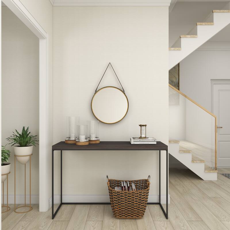 Brown Wood Pillar Hurricane Lamp with Glass Candle Holders (Set of 3)