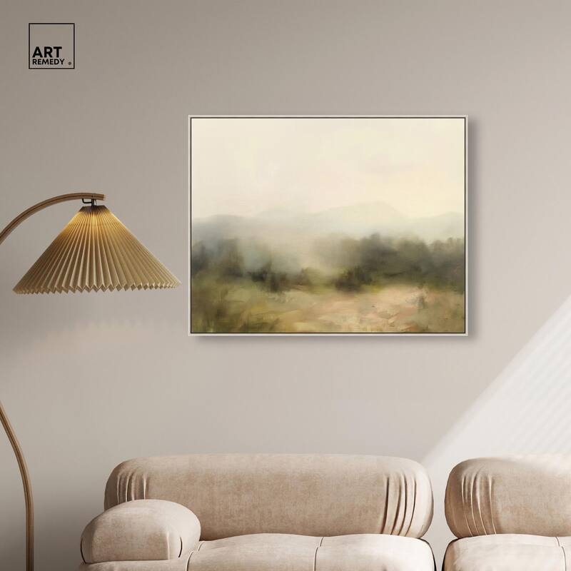 Haze Horizon Canvas by Art Remedy