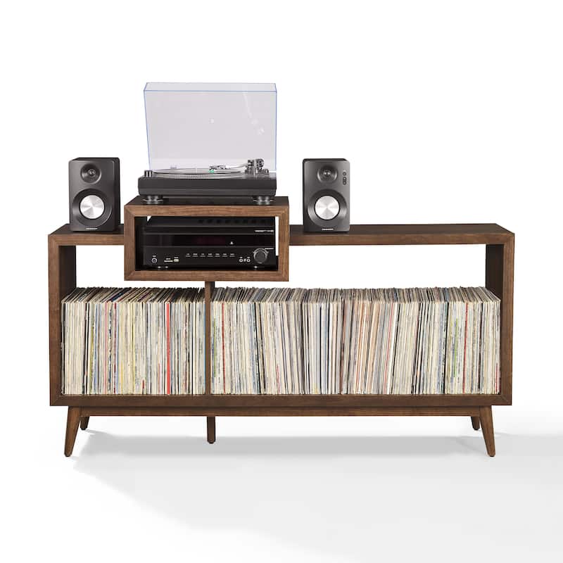 Crosley Nashville Large Record Player Stand With Vinyl Storage