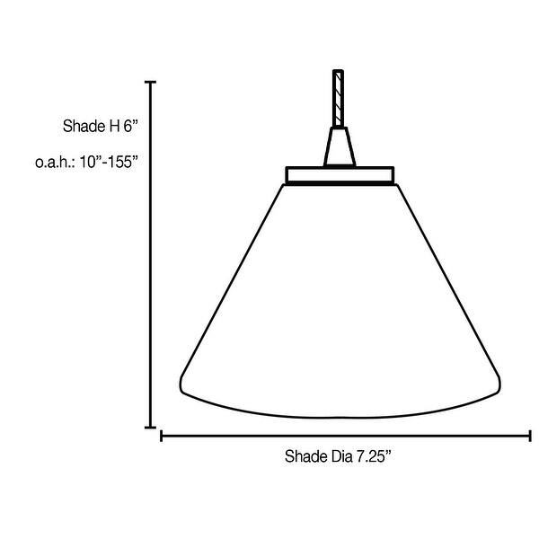 Access Lighting Martini Bronze Integrated LED Cord Pendant, Cobalt Shade