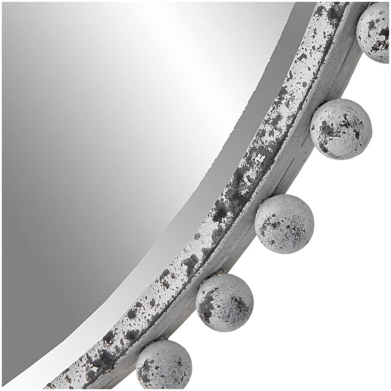 Uttermost 097-TAZA-MIRROR Taza 32" Diameter Circular Framed Bathroom