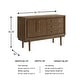 preview thumbnail 8 of 12, Signature Design by Ashley Lyncott Brown Dining Server - 56.13" W x 18" D x 36.25" H