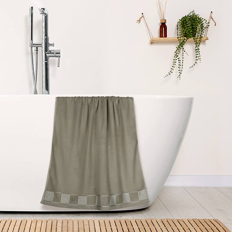 Cotton Bath Towels, 2 Pack Solid Bathroom Towels Set Highly Absorbent Towels for Bathroom 28" x 56"