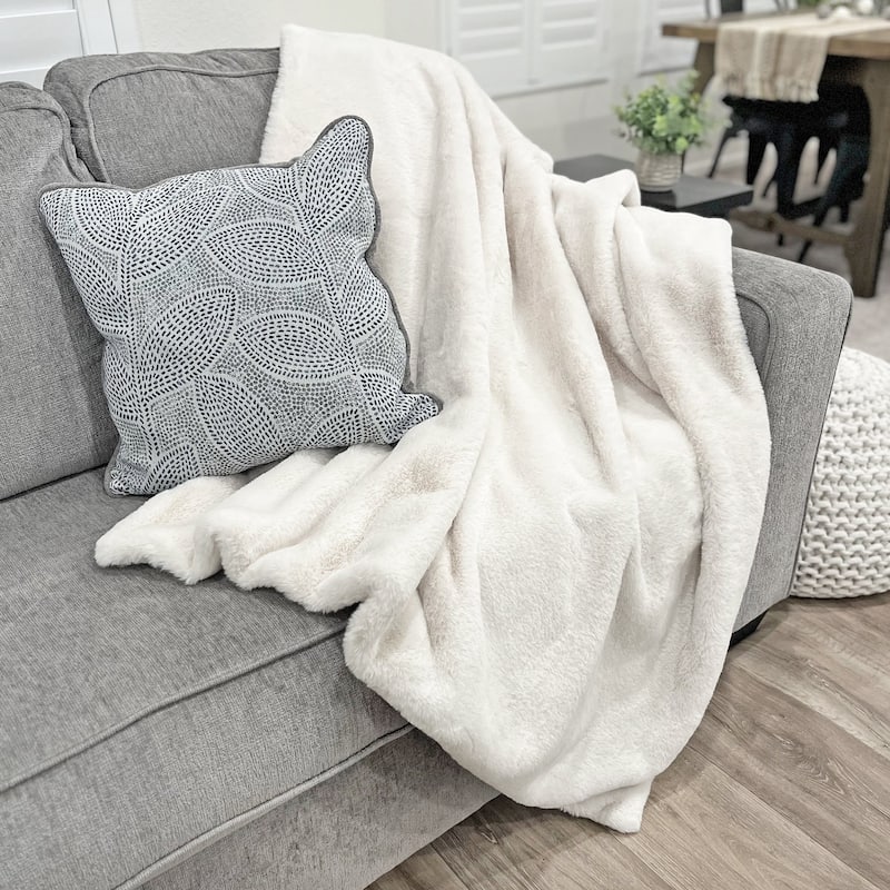 The Mood Rex FauxFur Throw