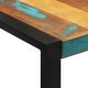 preview thumbnail 4 of 6, vidaXL Bar Table 55.1"x27.6"x43.3" Solid Wood Reclaimed - 55.1" x 27.6" x 43.3"
