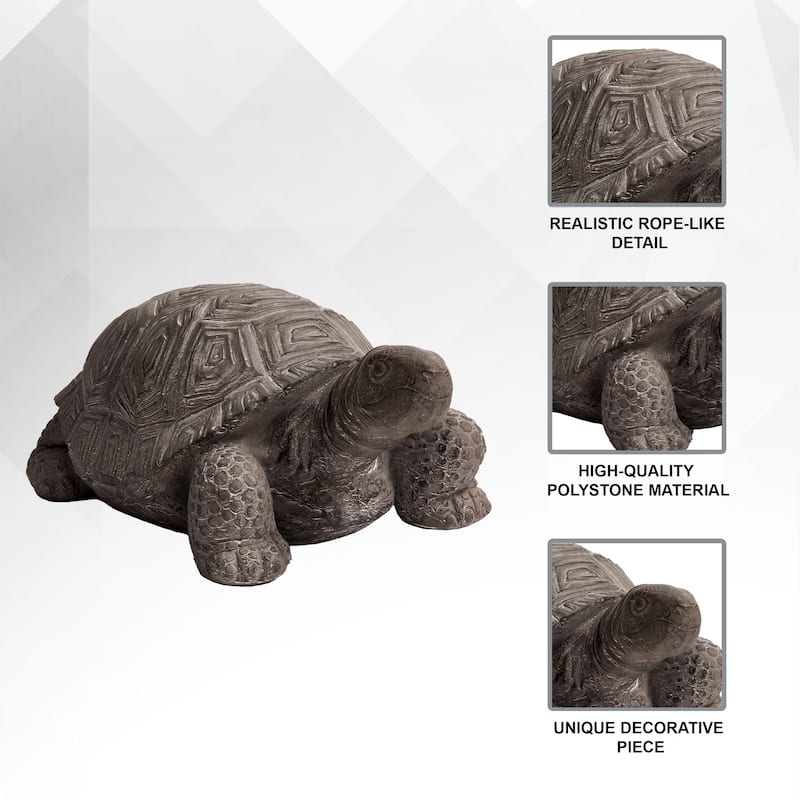 XBrand Turtle Statue, Indoor or Outdoor Décor, Garden Décor, Turtle Garden Statue, Turtle Statuary