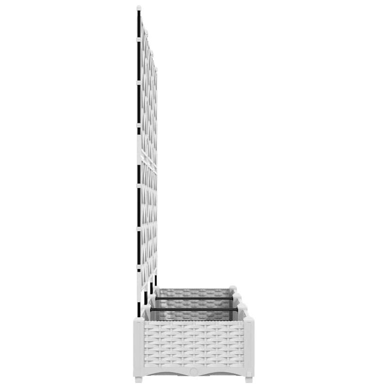 vidaXL Garden Planter with Trellis