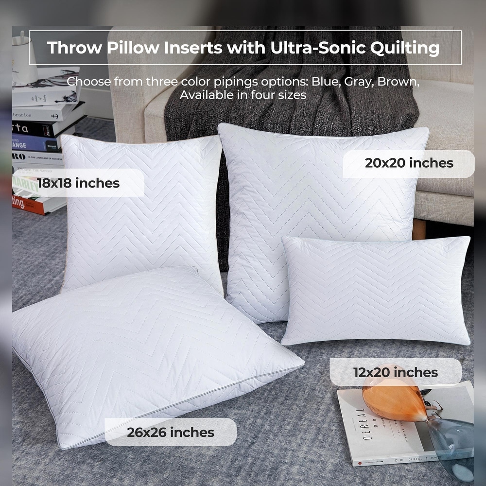 Feather Pillow Inserts Throw Pillows Bed Bath Beyond