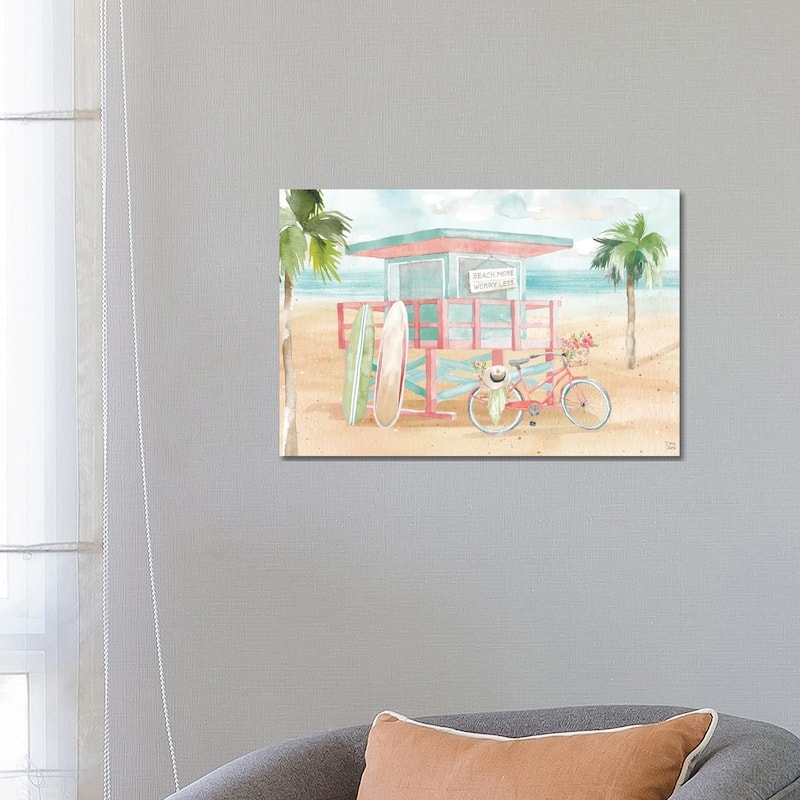 iCanvas "Surfs Up VII" by Dina June Canvas Print - 18x26x1.5