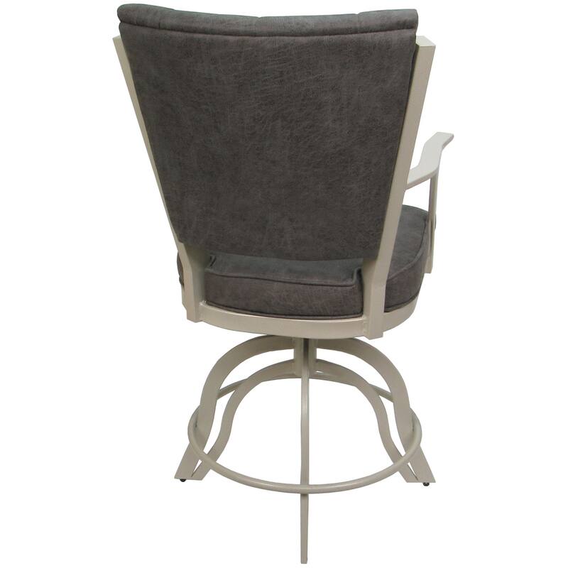 Montana Grey Swivel Tilt Metal 30" or Counter 26" Bar Stool