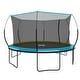 preview thumbnail 14 of 12, 14ft Recreational Trampoline with Enclosure for Kids and Adults Patented Fiberglass Curved Poles Pumpkin