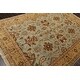 preview thumbnail 4 of 7, Hand Knotted Agra Aqua New Zealand Wool Oriental Area Rug (6x9) - 6' 2'' x 8' 11''