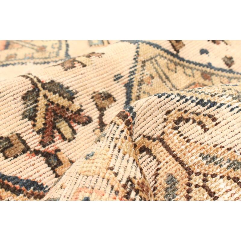 ECARPETGALLERY Hand-knotted Antalya Vintage Beige Wool Rug - 2'8 x 8'6