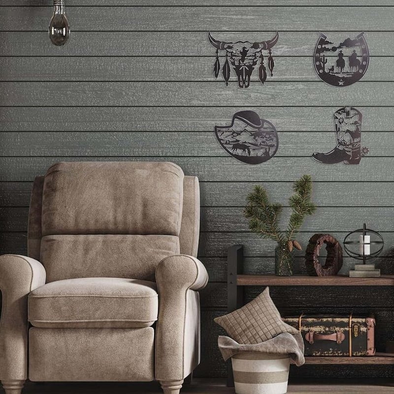 4Pcs Western Wood Wall Art Decor Bed Bath & Beyond 40255712