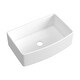 preview thumbnail 11 of 11, Pure 33 Inch Curved Apron Front Farmhouse Kitchen Fireclay Sink 33