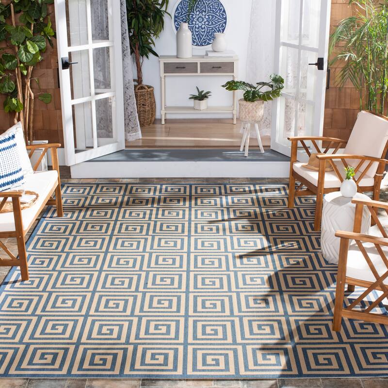 SAFAVIEH Beach House Anarsija Indoor/ Outdoor Waterproof Patio Backyard Rug