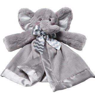Bearington Baby Lil' Spout 15" Gray Elephant Snuggler